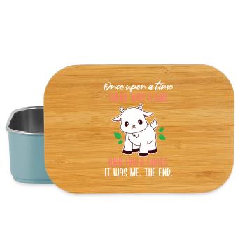 Goat Love Tale - Lunch Box - light blue - Front