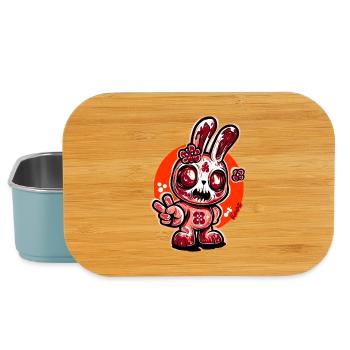 Horror Bloom Bunny - Lunch Box - light blue - Front