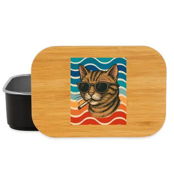 Katzensommer Sonnenbrille Zigarette - Lunch Box - Schwarz - Vorne