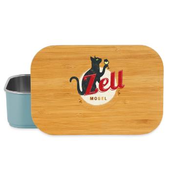 Zell mit Katze Vintage Mosel Rheinland-Pfalz - Lunch Box - Hellblau - Vorne