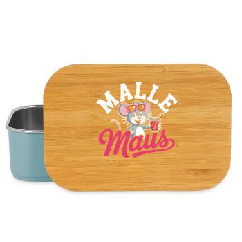 Mallemaus JGA Frauen Mallorca Fan Party Malle Maus - Lunch Box - Hellblau - Vorne