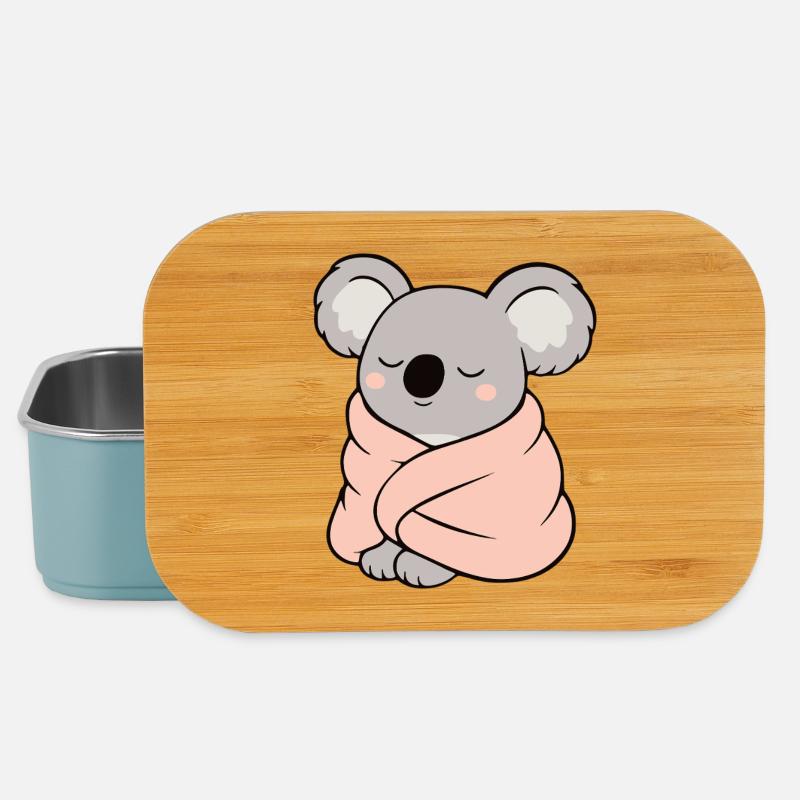 Süßer Koala in Pastellfarben  - Lunch Box - Hellblau
