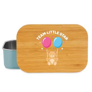 Team Boots Or Bows Western Reveal Design - Lunch Box - light blue - Front