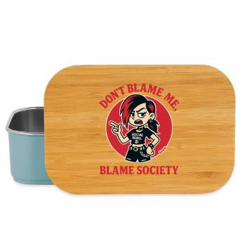 Dont Blame Me Blame Society Punk - Lunch Box - light blue - Front