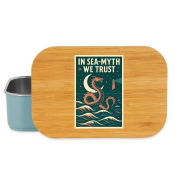Faire confiance au mythe de la mer | Mythe du serpent de mer - Boîte à goûter - bleu pâle - Devant