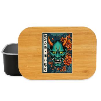 Hannya-Yōkai Dämon Oni - Lunch Box - Schwarz - Vorne