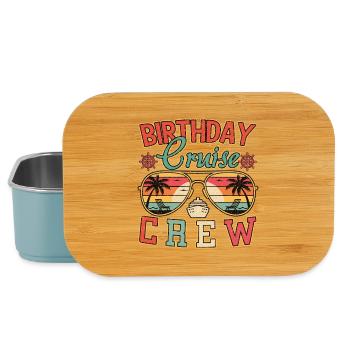 Croisière d’anniversaire Équipage de croisière en famille - Boîte à goûter - bleu pâle - Devant