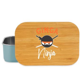 Emblème du ninja Ginga - Boîte à goûter - bleu pâle - Devant