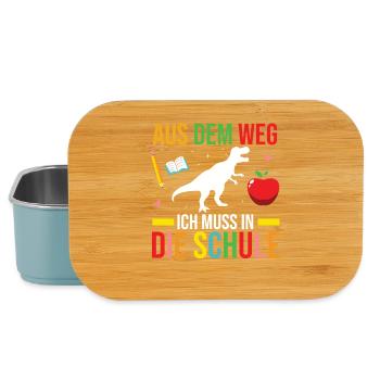 Kita Erste Klasse Einhorn Schüler Kindergarten - Lunch Box - Hellblau - Vorne