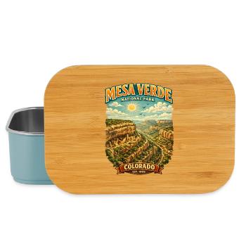 Parc national de Mesa Verde, Colorado, fondé en 1906 - Boîte à goûter - bleu pâle - Devant