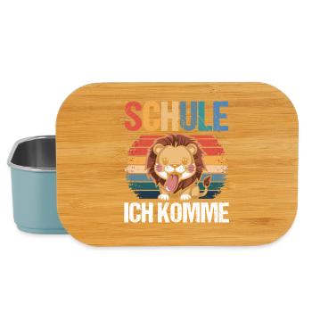 Kita Erste Klasse Löwe Schüler Kindergarten - Lunch Box - Hellblau - Vorne