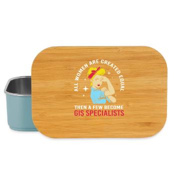 GIS Cartography Cartography Geography - Lunch Box - light blue - Front