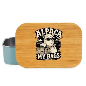 Alpaca My Bags - Lunch Box - Hellblau - Vorne