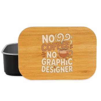 Graphiste Sans marque de café Amateur de café - Boîte à goûter - noir - Devant