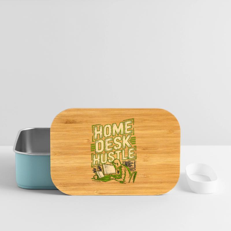 Remote Developer Home Desk Hustle Remote Coder Lunch Box