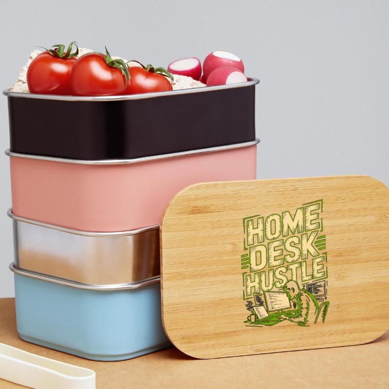 Remote Developer Home Desk Hustle Remote Coder Lunch Box