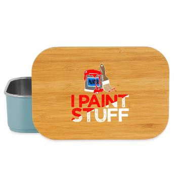I Paint Stuff Painter Logo - Lunch Box - Hellblau - Vorne