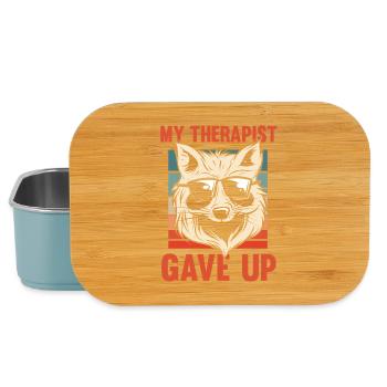 Trash Panda Raccoon - Lunch Box - light blue - Front