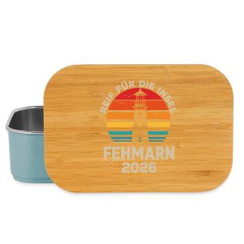 Inselidylle Fehmarn 2026 - Lunch Box - Hellblau - Vorne