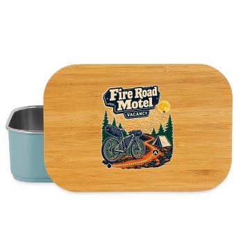 Premier vélo tout-terrain au Fire Road Motel d’une nuit - Boîte à goûter - bleu pâle - Devant