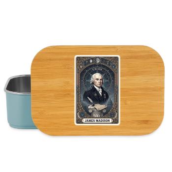 James Madison Tarot Card - Lunch Box - light blue - Front