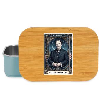 William Howard Taft Tarot Card - Lunch Box - light blue - Front