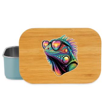 Leguane Sprüche Leguane Lustiges Leguane Geschenk  - Lunch Box - Hellblau - Vorne