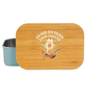 Rochen Schon Gebraten Stachelrochen Manta Rochen - Lunch Box - Hellblau - Vorne
