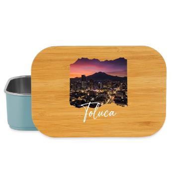 Toluca Skyline Abendstimmung - Lunch Box - Hellblau - Vorne