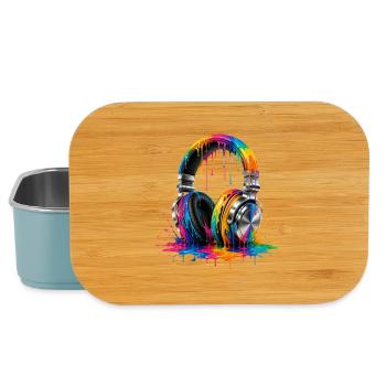 Chromatic Drip Headphones - Lunch Box - light blue - Front