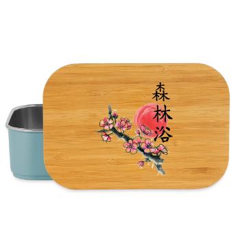 japan Kirschblüte japanisch anime asiatisch - Lunch Box - Hellblau - Vorne