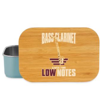 Klarinettist Bassklarinette Musiker Band Geschenk - Lunch Box - Hellblau - Vorne