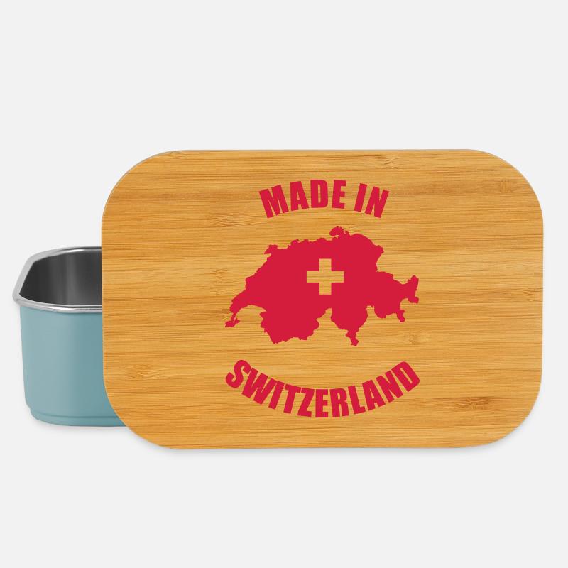 Made in Switzerland - Lunch Box - light blue