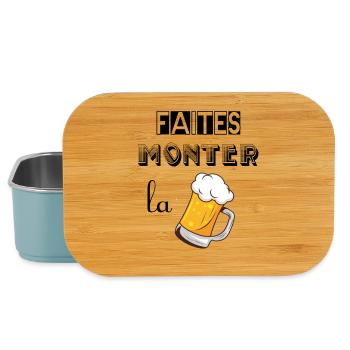 Faites monter la pression - Boîte à goûter - bleu pâle - Devant