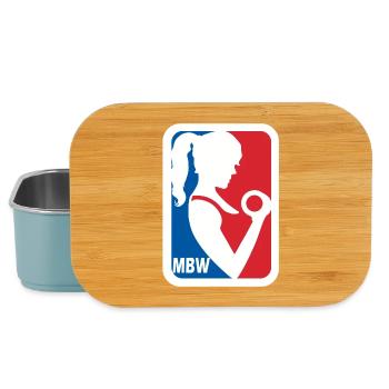 MBW Silhouette Balllogo - Lunch Box - Hellblau - Vorne