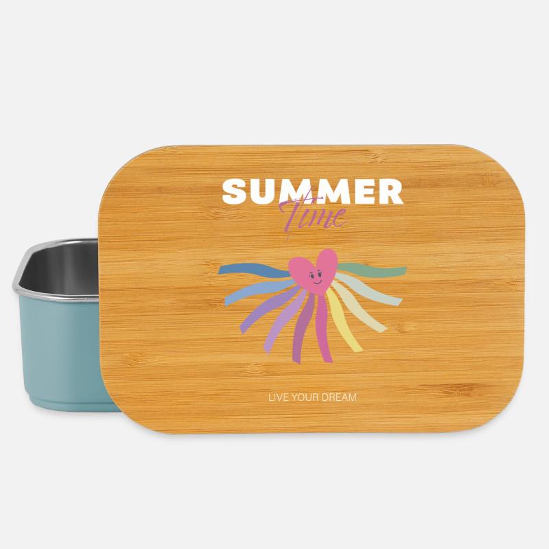 Sommertraum: Lebe deinen Traum mit Sonnen-Design - Lunch Box - Hellblau