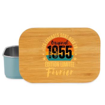 Vintage Février 1955 – Édition Limitée Anniversair - Boîte à goûter - bleu pâle - Devant
