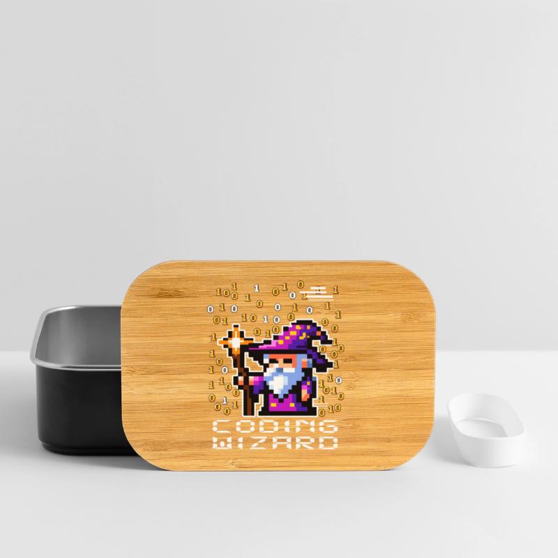 Wizard Pixel Code Lunch Box