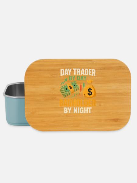 Day Trader Bagholder by Night Invsetment - Lunch box - lyseblå