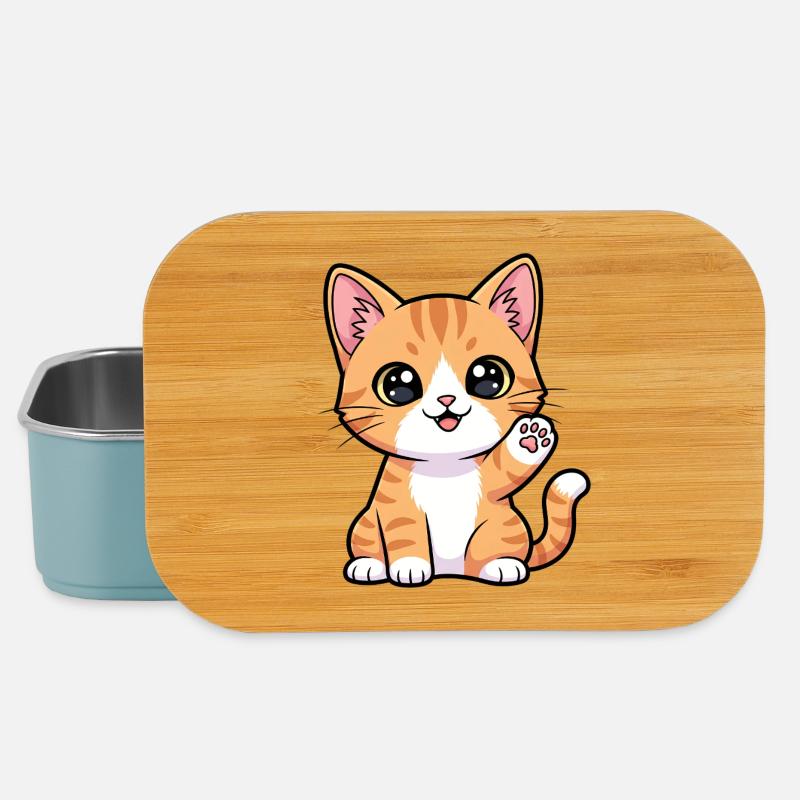 Sunny Paws Ginger Kitten - Lunch Box - Hellblau