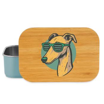 Windhund, Galgo - Lunch Box - Hellblau - Vorne