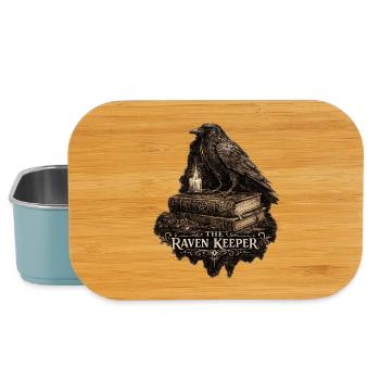 Le Gardien du Corbeau - Boîte à goûter - bleu pâle - Devant