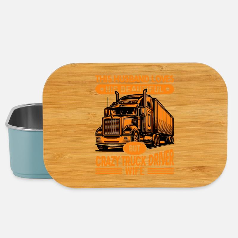 Verrückter Trucker und leidenschaftliche Ehefrau - Lunch Box - Hellblau
