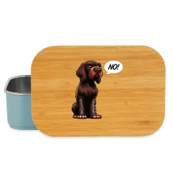 No Deutsch Drahthaar Deutsch-Drahthaar Besitzer - Lunch Box - Hellblau - Vorne