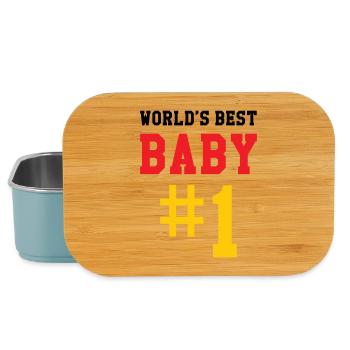 Meilleur bébé - Naissance - Enfant - Boîte à goûter - bleu pâle - Devant