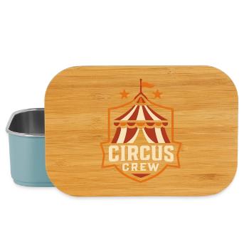 Circus Crew Funny Children's Circus - Lunch Box - light blue - Front