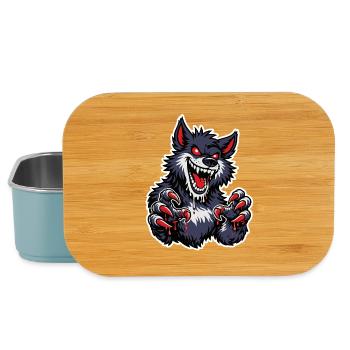 Werwolf mit roten Krallen - Lunch Box - Hellblau - Vorne