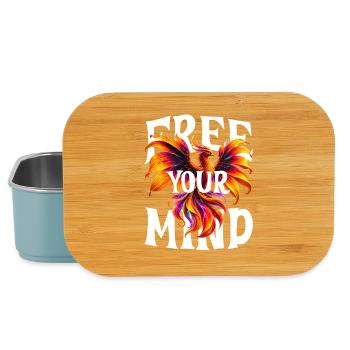 Phoenix Free Your Mind - Lunch Box - light blue - Front