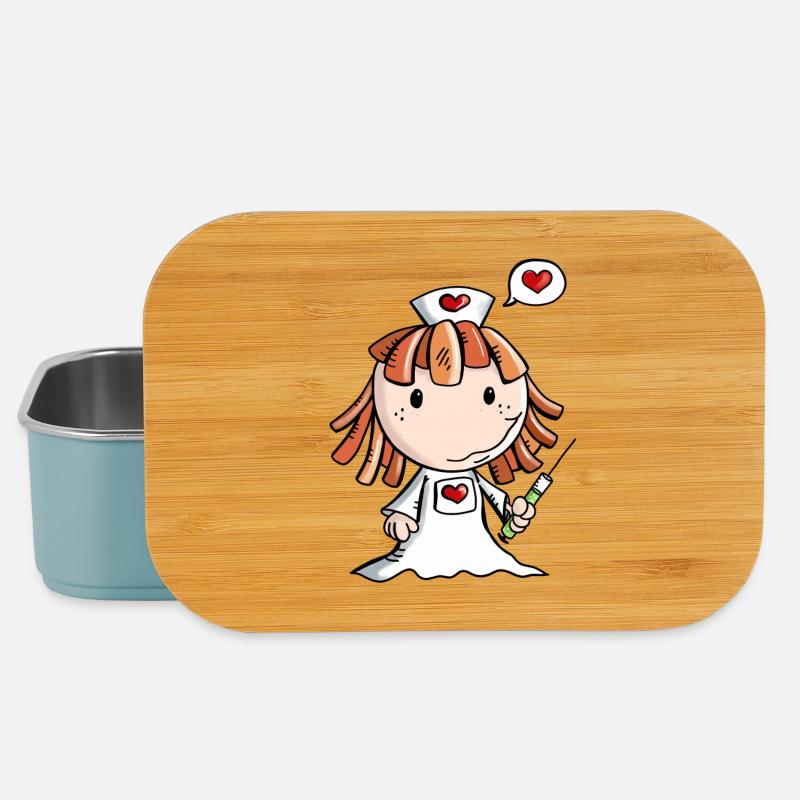 Liebe Krankenschwester - Herz - Niedlich - Beruf - Lunch Box - Hellblau