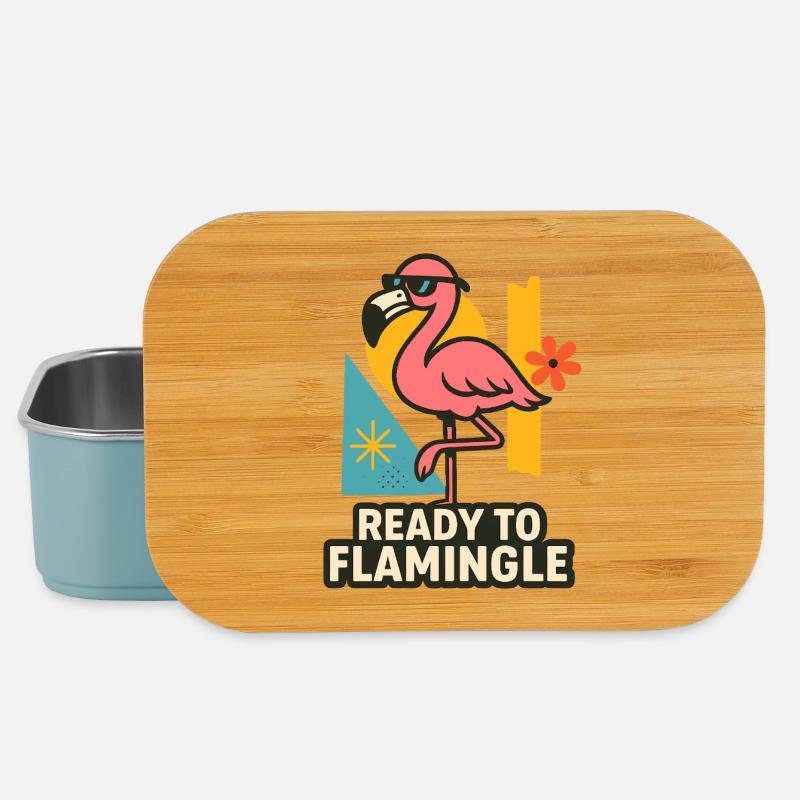 Ready to Flamingle - Lunch Box - Hellblau